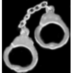 HANDCUFFS PAIR PIN